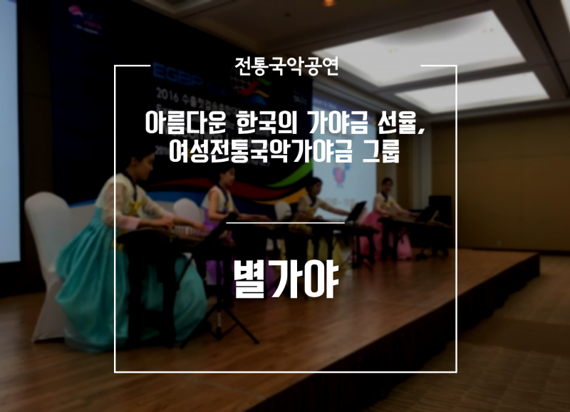 가야금연주그룹 별가야